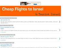 Tablet Screenshot of cheapflights.touristisrael.com